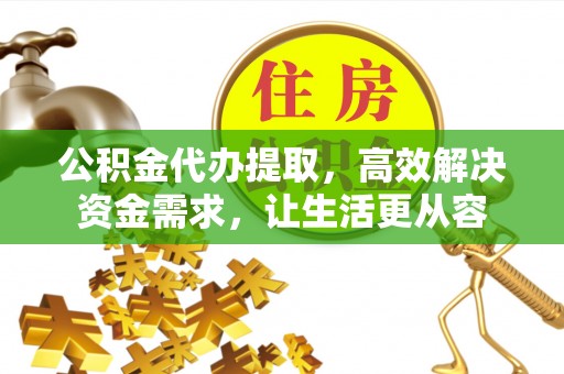 桦南公积金代办提取，高效解决资金需求，让生活更从容