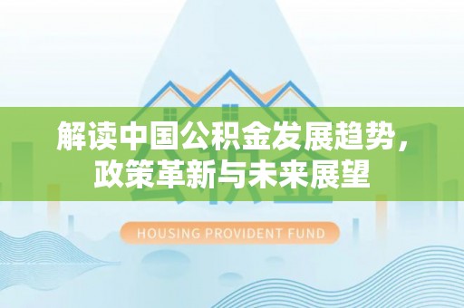 桦南解读中国公积金发展趋势，政策革新与未来展望