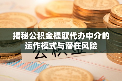 桦南揭秘公积金提取代办中介的运作模式与潜在风险