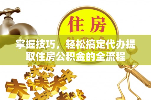 桦南掌握技巧，轻松搞定代办提取住房公积金的全流程